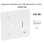 Enjoliveur pour Centrale avec USB, Bluetooth et Jack 3,5 mm 50856TBR