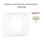 Enjoliveur pour détecteur de mouvement Sirius 70401TMF Ivoire