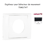 Enjoliveur pour détecteur de mouvement Sirius 70401TAT Anthracite