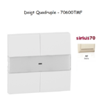 Doigt quadruple Sirius 70600TMF Ivoire