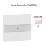Doigt quadruple Sirius 70600TBR Blanc