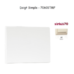 Doigt simple Sirius 70601TMF Ivoire
