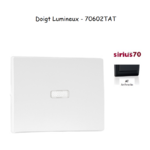Doigt pour interrupteur lumineux Sirius 70602TAT Anthracite