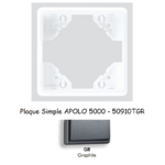 Plaque Simple APOLO5000 50910TGR GRAPHITE
