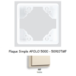 Plaque Simple APOLO5000 50910TMF IVOIRE
