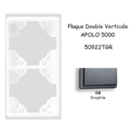 Plaque Double Verticale APOLO5000 50922TGR GRAPHITE