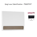 Doigt avec identification Sirius 70603TAT Anthracite