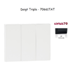 Doigt Triple Sirius 70661TAT Anthracite