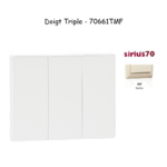 Doigt Triple Sirius 70661TMF Ivoire