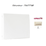 Obturateur Sirius 70677TMF Ivoire