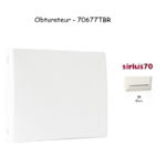 Obturateur Sirius 70677TBR Blanc
