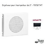 Enjoliveur pour Haut parleur 2'' Sirius 70710TAT Anthracite