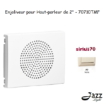 Enjoliveur pour Haut parleur 2'' Sirius 70710TMF Ivoire