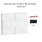 Enjoliveur pour Variateur RLC de doigts Sirius 70 70747TAT Anthracite