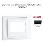 Enjoliveur Chronothermostat Sirius 70748TAT Anthracite
