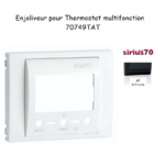 Enjoliveur thermostat avec capteur IR Sirius 70749TAT Anthracite