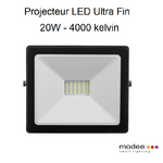 preojecteur led ultra slim 20w 4000k MLFLS4000K20WA