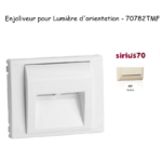 Enjoliveur pour lumière d'orientation Sirius 70 70782TMF Ivoire
