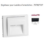 Enjoliveur pour lumière d'orientation Sirius 70 70782TAT Anthracite