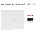 Doigt lumineux avec symbole lumière Sirius 70797TAT