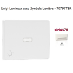 Doigt lumineux avec symbole lumière Sirius 70797TBR
