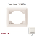 Plaque simple 70910TBR