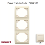 Plaque triple verticale 70932TMF