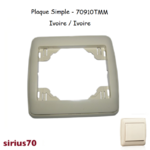 Plaque simple 70910Tmm