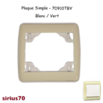 Plaque simple 70910Tbv