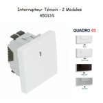 Interrupteur Témoin 2 modules Quadro 45013S