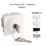 Va-et-Vient à clé - 2 Modules Quadro 45352S