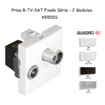 Prise R-TV-SAT Finale Série Quadro 45555S