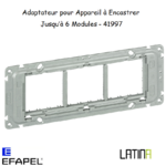 Adaptateur pour Appareil à Encastrer Jusqu’à 6 Module 41997