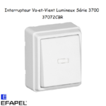 Interrupteur Va-et-Vient Lumineux Série 3700 EFAPEL 37072C