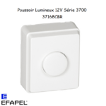 Poussoir lumineux 12V Série 3700 EFAPEL 37168C