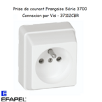 Prise de Courant Française Série 3700 EFAPEL 37112C