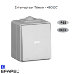 Interrupteur Témoin Etanche 48 EFAPEL 48013C