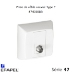Prise de câble Coaxial Type F 47431