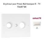 Enjoliveur pour prises multimarques R TV 70685TBR