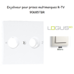 Enjoliveur pour prises multimarques R TV 90685TBR