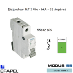 Disjoncteur Magnétothermique Super 1 Pole 32A 55132 1CS