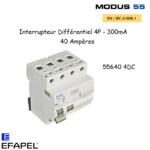 Interrupteur Différentiel 4P 300mA Classe AC 4DC 40A
