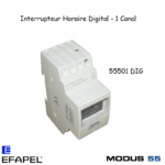 Interrupteur horaire journalier hbdomadaire digital 55501DIG