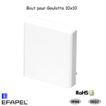 Bout pour goulotte série 13 10x10 13105