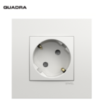 Prise de courant Schuko Quadro45 Blanc