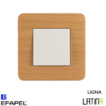 Interrupteur doigt simple LATINA LIGNA Hêtre