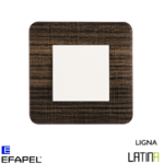 Interrupteur doigt simple LATINA LIGNA Wengé