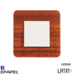 Interrupteur LATINA LIGNA Acajou