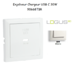 Enjoliveur pour Chargeur USB Type C Power Delivery 30 W 90668TBR