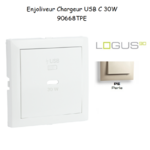Enjoliveur pour Chargeur USB Type C Power Delivery 30 W 90668TPE